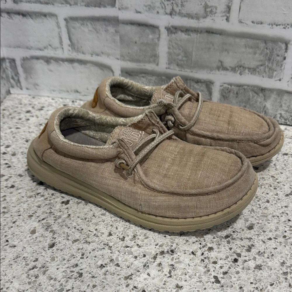 Hey Dude Kids Brown Moccasins